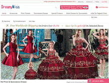 Tablet Screenshot of dreamymiss.com